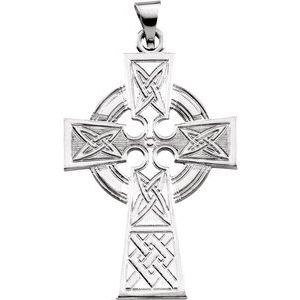 Celtic-Inspired Cross Necklace or Pendant