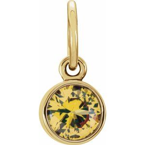 Posh Mommy® Imitation Birthstone Charm/Pendant