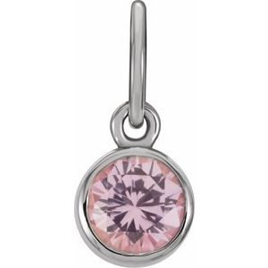 Posh Mommy® Imitation Birthstone Charm/Pendant