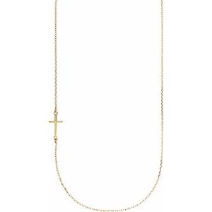 Sideways Cross Necklace or Center