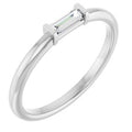 14K White Gold 1/6 CTW Lab-Grown Diamond Stackable Ring