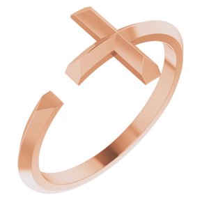 Negative Space Cross Ring